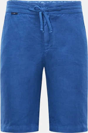 04651/A TRIP IN A BAG Herren - Leinen-Bermudas 