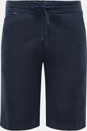 04651/A TRIP IN A BAG Herren - Leinen-Bermudas 