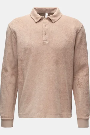 04651/A TRIP IN A BAG Herren - Frottee Longsleeve-Poloshirt