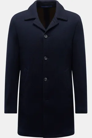 FEDELI Herren - Cashmere Jersey-Mantel 