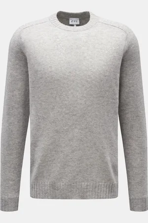 FTC Herren - Cashmere Rundhalspullover meliert