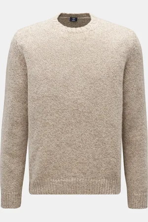 FEDELI Herren - Cashmere Rundhalspullover 