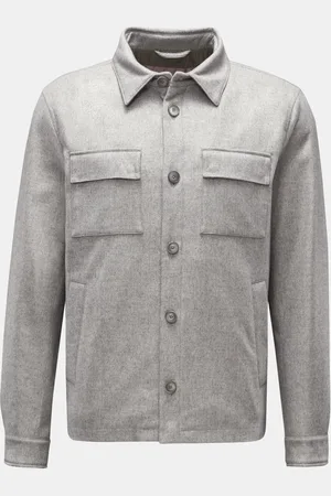 HERNO Herren - Overshirt meliert
