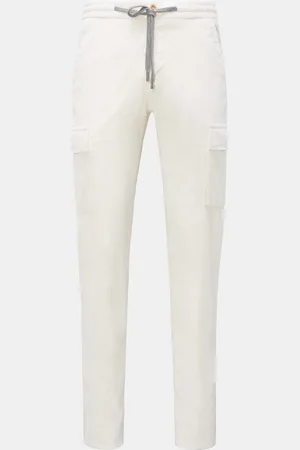 MARCO PESCAROLO Herren - Cord Cargo-Joggpants 
