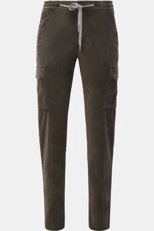 MARCO PESCAROLO Herren - Cord Cargo-Joggpants 