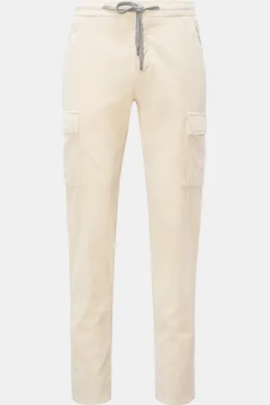 MARCO PESCAROLO Herren - Cord Cargo-Joggpants 