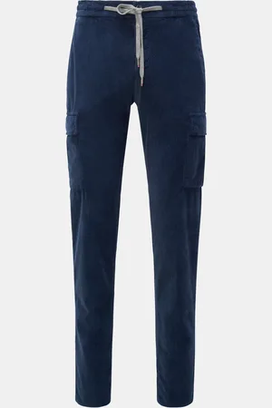 MARCO PESCAROLO Herren - Cord Cargo-Joggpants 
