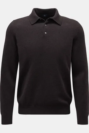 FEDELI Herren - Cashmere Strickpolo 