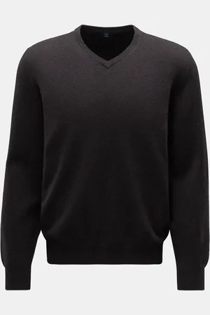 FEDELI Herren - Cashmere V-Neck Pullover