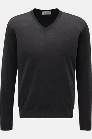 FILIPPO DE LAURENTIIS Herren - V-Neck Pullover meliert