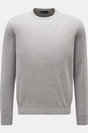 COLOMBO Herren - Cashmere Rundhalspullover meliert