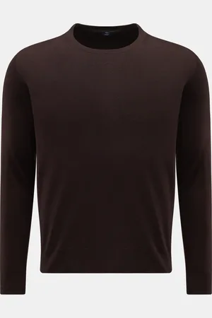 FEDELI Herren - Cashmere Rundhalspullover