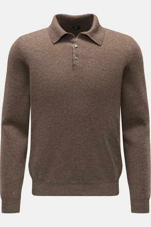 FEDELI Herren - Cashmere Strickpolo 