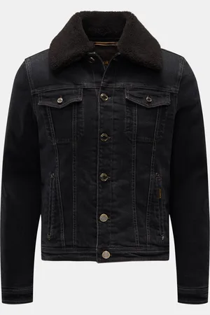 MOORER Herren - Daunen-Jeansjacke 