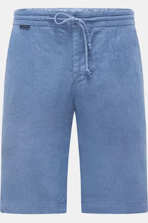 04651/A TRIP IN A BAG Herren - Leinen-Bermudas 