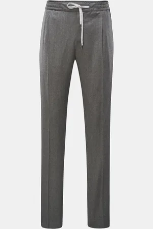 PT Torino Herren - Woll-Joggpants meliert