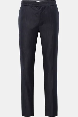 Ami Herren - Woll-Joggpants /grau gestreift