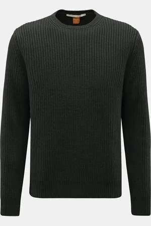 hindustrie Herren - Merino Rundhalspullover 