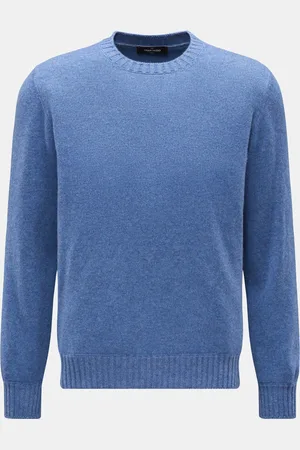 Gran Sasso Herren - Cashmere Rundhalspullover meliert