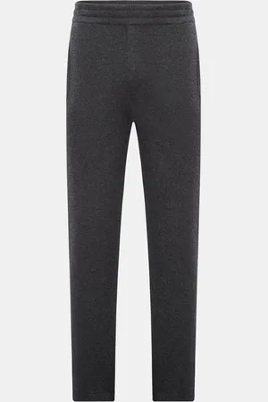 von Braun Herren - Cashmere Joggpants meliert