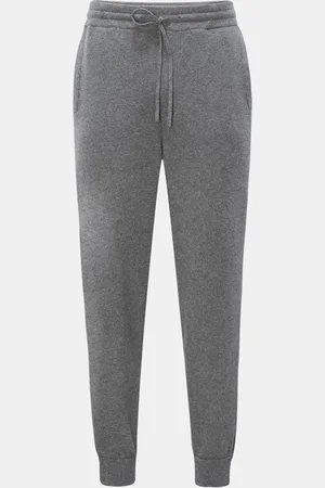 von Braun Herren - Cashmere Joggpants meliert