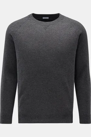 von Braun Herren - Cashmere Rundhalspullover meliert