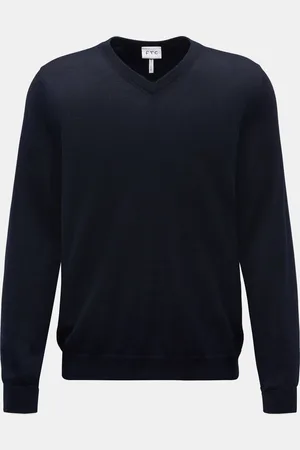 FTC Herren - Feinstrick V-Neck Pullover