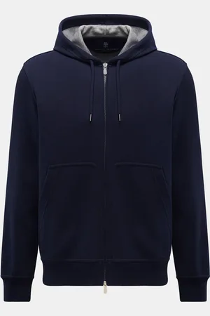 Brunello Cucinelli Herren - Jersey-Kapuzenjacke