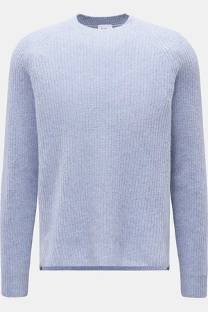 FTC Herren - Cashmere Rundhalspullover meliert