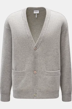 FTC Herren - Cashmere Cardigan meliert