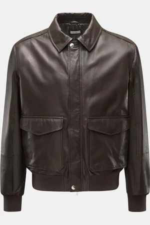 Brunello Cucinelli Herren - Lederjacke