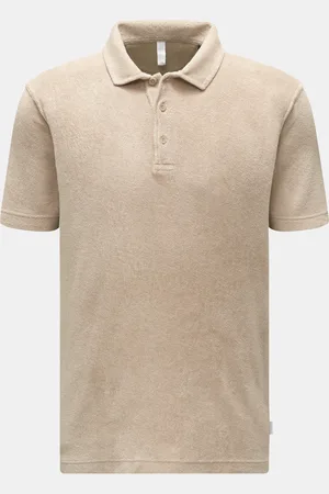 04651/A TRIP IN A BAG Herren - Frottee-Poloshirt 