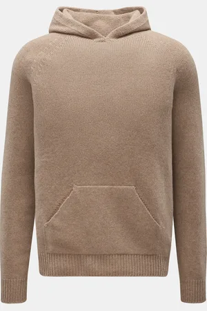 04651/A TRIP IN A BAG Herren - Cashmere Kapuzenpullover meliert