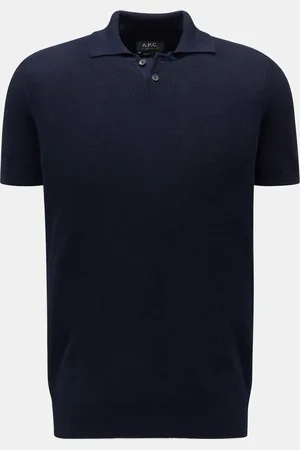 A.P.C. Herren - Kurzarm-Strickpolo