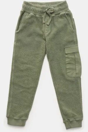 04651/A TRIP IN A BAG Herren - Kinder Fleece-Cargo-Sweathose 