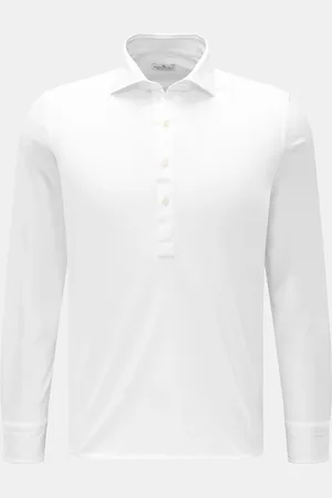 SONRISA Herren - Jersey Popover-Hemd Haifisch-Kragen