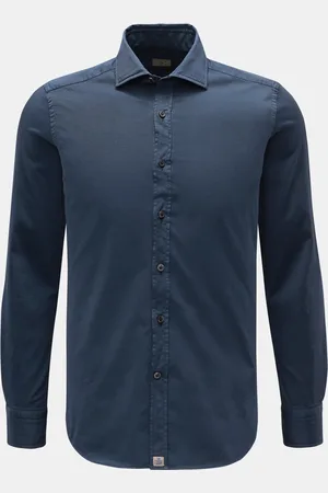 SONRISA Herren - Casual Hemd Haifisch-Kragen