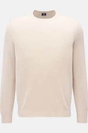 FEDELI Herren - Cashmere Rundhalspullover 