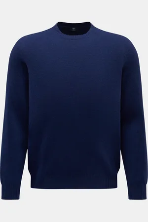 FEDELI Herren - Cashmere Rundhalspullover 