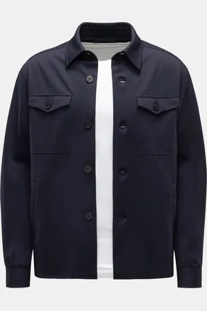 Harris Wharf London Herren - Jersey-Overshirt