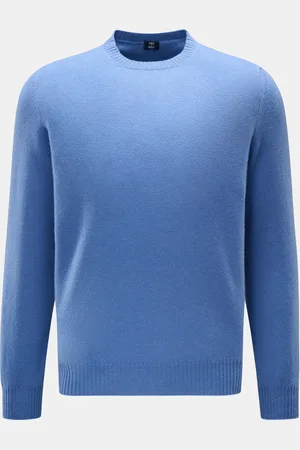 FEDELI Herren - Cashmere Rundhalspullover 