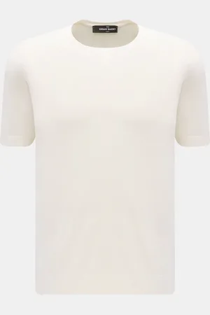 Gran Sasso Herren - Seiden-Kurzarmpullover