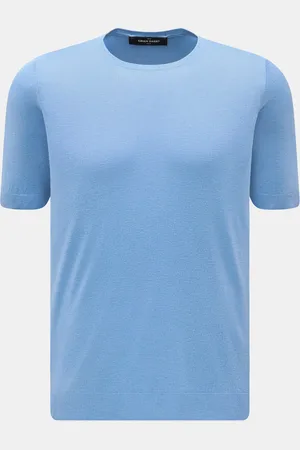 Gran Sasso Herren - Seiden-Kurzarmpullover
