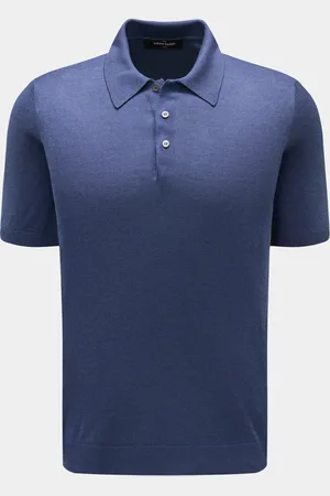Gran Sasso Herren - Seiden-Strickpolo