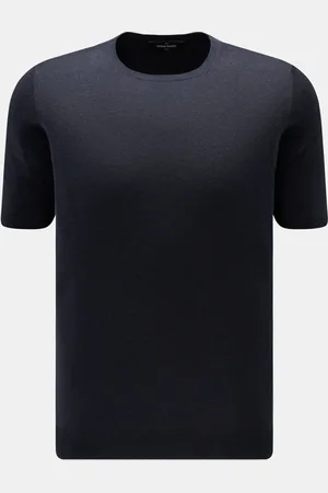 Gran Sasso Herren - Seiden-Kurzarmpullover