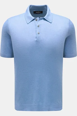 Gran Sasso Herren - Seiden-Strickpolo