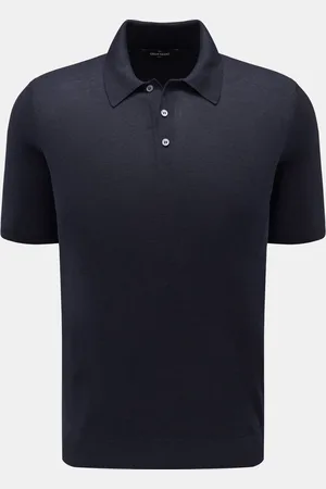 Gran Sasso Herren - Seiden-Strickpolo