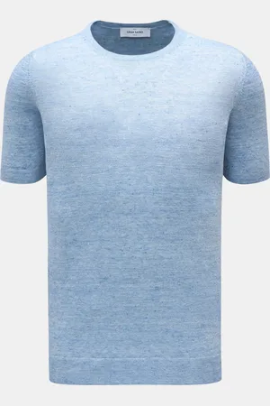 Gran Sasso Herren - Leinen-Kurzarmpullover