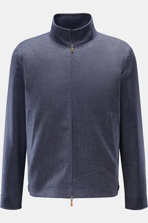 COLOMBO Herren - Baby-Cashmere Jacke meliert