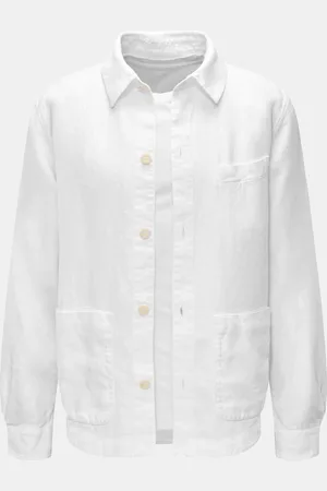 04651/A TRIP IN A BAG Herren - Leinen-Overshirt